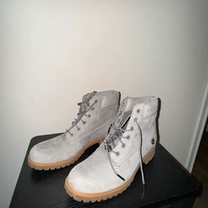 Timberland Women's Gray Combat Boots